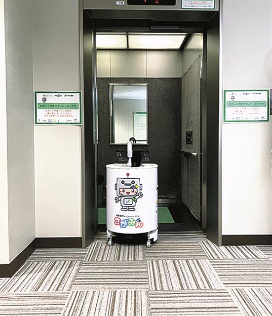 エレベーターの乗り降りもお手の物