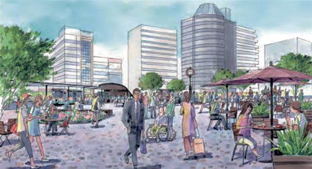 整備後の北側広場のイメージ