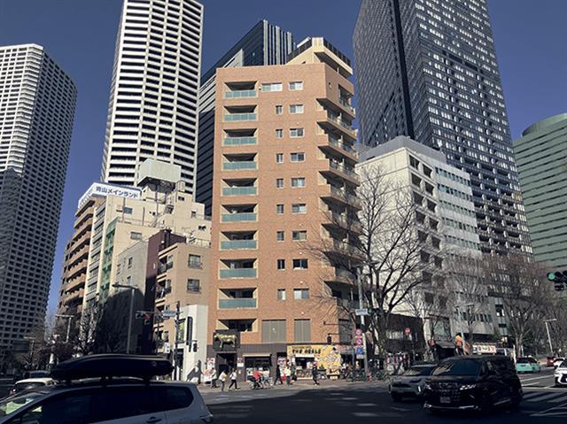 新宿中央公園に隣接する計画区域