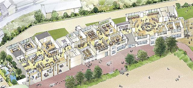 山の辺小の完成イメージ