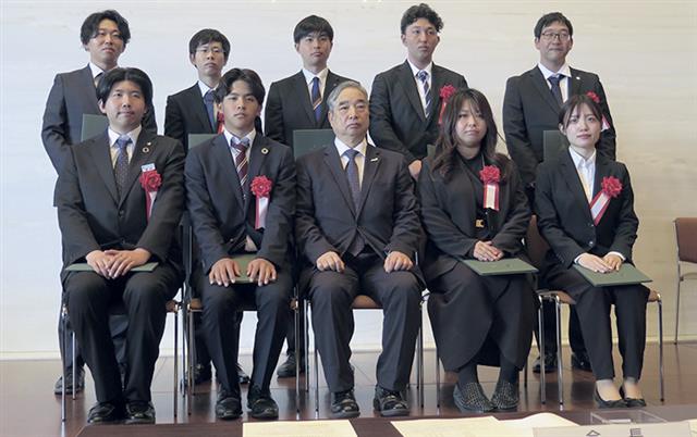 表彰者の集合写真