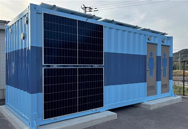 防災用コンテナ型トイレ