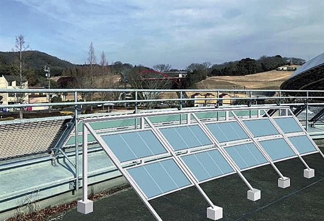 プレイハウス屋上の外周柵