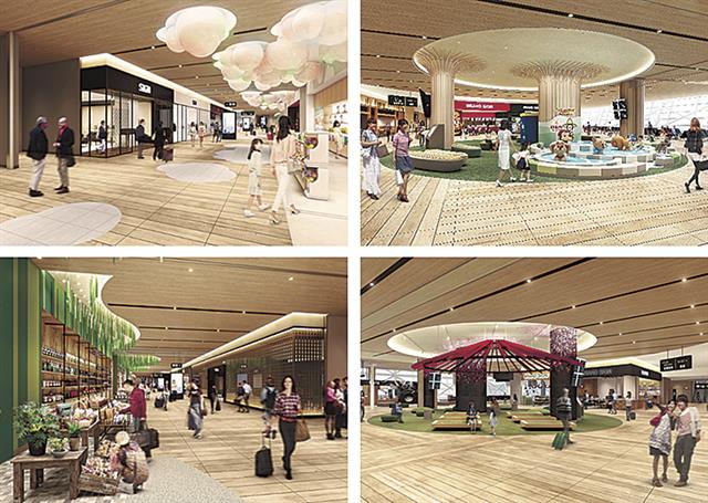 新商業エリアの完成イメージ