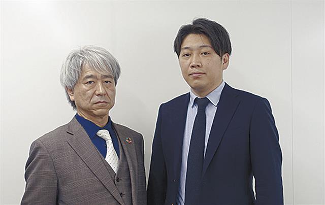 播磨氏（左）と川筋氏