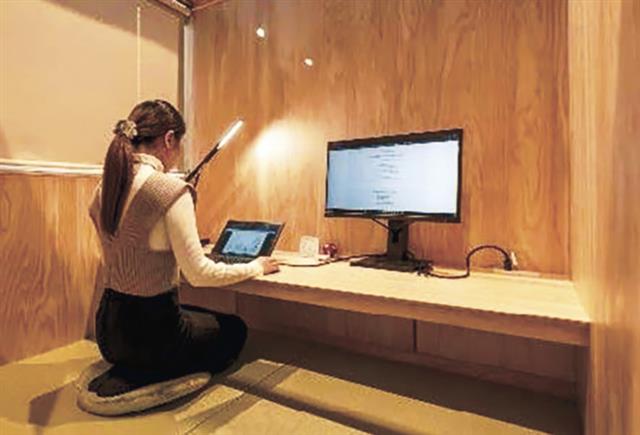 「低刺激×作業」暖かみのある木材や畳を活用した集中ブース