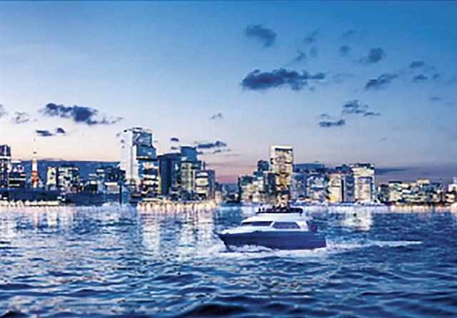 浜松町周辺の東京ベイエリアのにぎわいイメージ