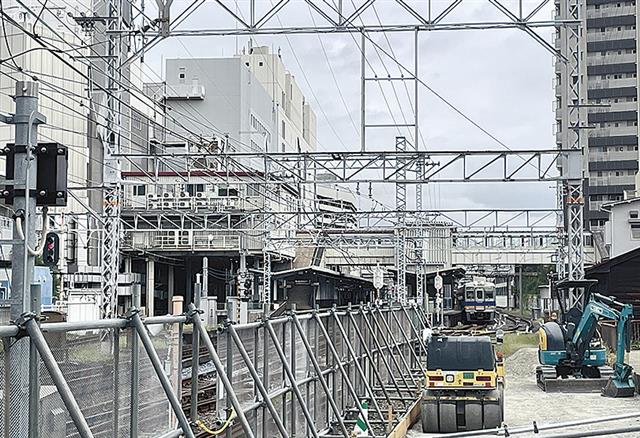 現在の堺東駅付近