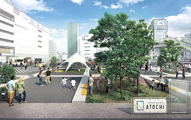 駅前広場「ＡＴＯＣＨＩ」の完成イメージ