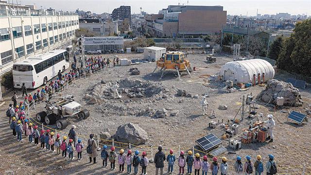 東大が足立区の小学校跡地で計画している月面開発拠点の完成イメージ