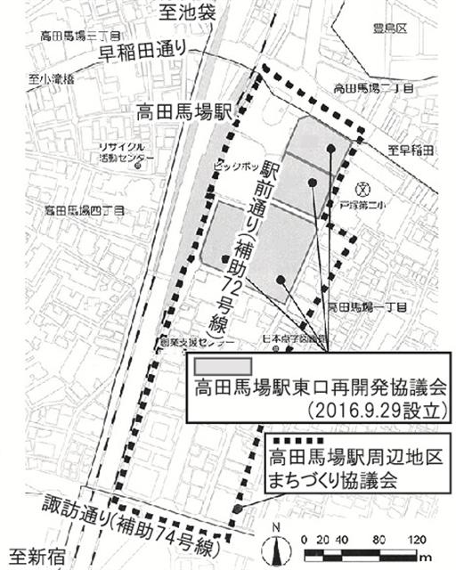 再開発対象図