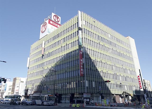 南東側から見た地区の現況（２月１６日撮影）