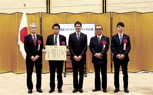 国交大臣賞に輝いた東洋建設ら
